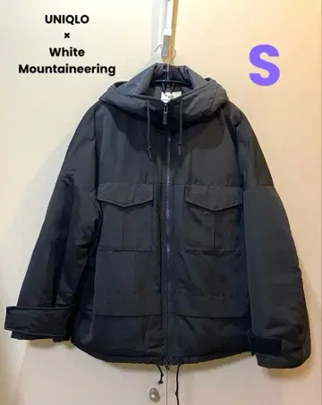 유니클로 White Mountaineering 하이브리드 다운 자켓 S
