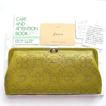 [ 새상품 ] DAKOTA 다코타 디클라세 펀칭 로고 장지갑 그린