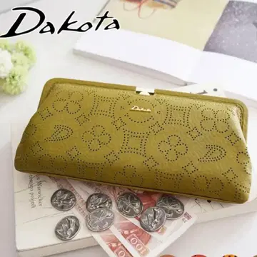[ 새상품 ] DAKOTA 다코타 디클라세 펀칭 로고 장지갑 그린