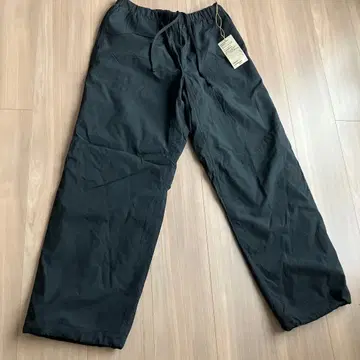 무인양품 방풍 속기모 이지 팬츠 블랙 사이즈 L