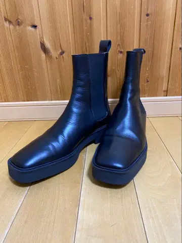 ZARA 사이드 고어 부츠 사이즈 38 블랙