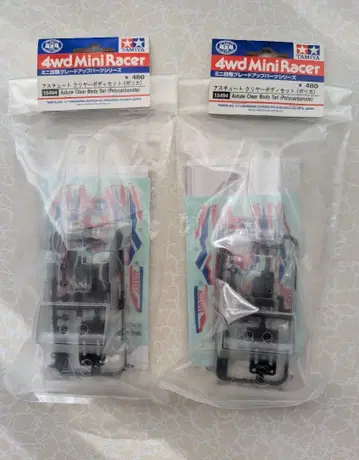 타미야 4wd Mini Racer 아스튜트 클리어 바디 2개 세트