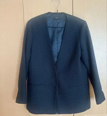 URBAN REREARCH DOORS 트위드 V넥 롱 자켓