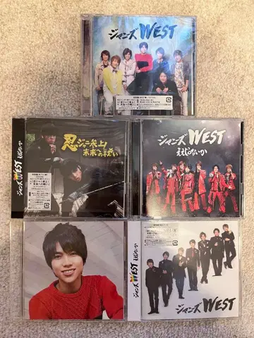쟈니즈 WEST 에에쟈나이카 초회 한정판 일반ver 5매 세트