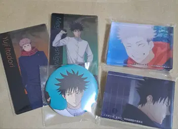 주술회전 주술회전전 아크릴 블록 클리어 카드 캔뱃지 이타도리 후시구로