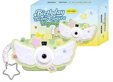 NCTWISH 메가 커피 BIRTHDAY 빔 카메라 키링
