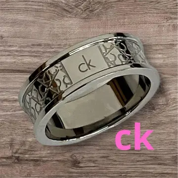 ck 캘빈클라인 로고 반지