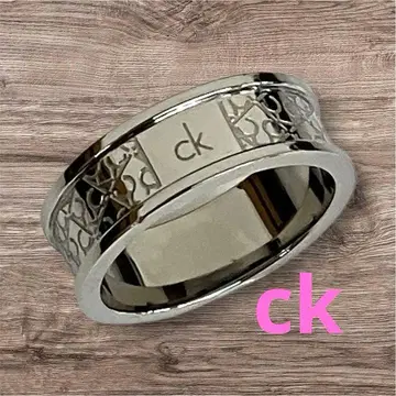 ck 캘빈클라인 로고 반지