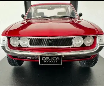 IXSO 셀리카 미니카 빨간색 리어 윙 포함 1/18