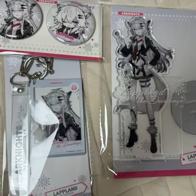 2025 명일방주 agf 라플란드 키링 뱃지 아크릴스탠드 세트