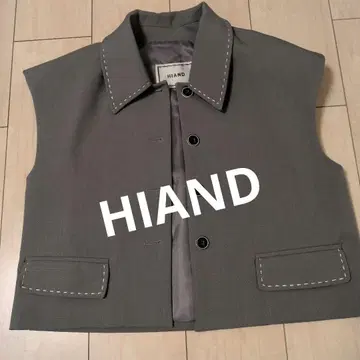 HIAND 그레이 베스트 사이즈 F