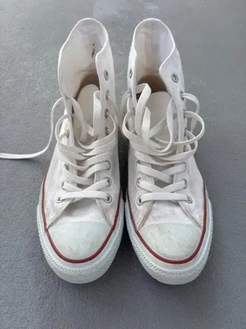 Converse All Star 하이컷 스니커즈 화이트