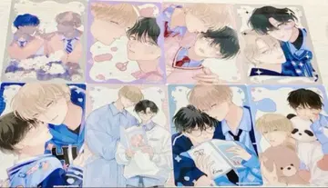 밑면 넓은 '엇갈리는 키스' 클리어 카드 일반 버전 컴프 세트