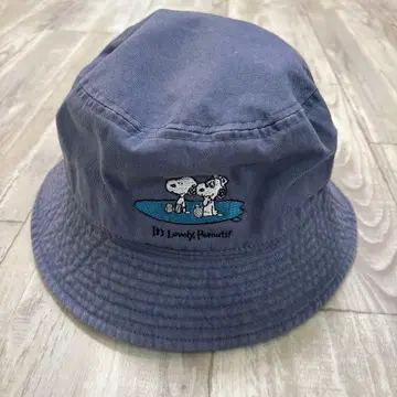 SNOOPY'S SURF SHOP 스누피 버킷 햇 네이비