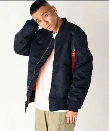 ALPHA MA-1 플라이트 자켓 블랙 M 사이즈 알파