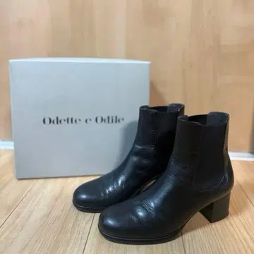 Odette e Odile 23.5cm 사이드 고어 부츠 숏부츠