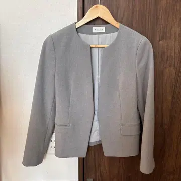 PLST 노카라 자켓 M 그레이 웜 리저브