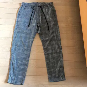 BEAMS HEART 체크 무늬 팬츠 M