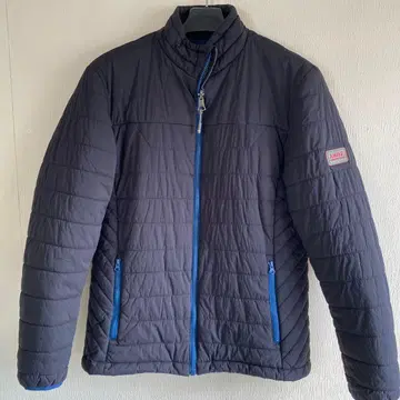 AIGLE 네이비 퀼팅 다운 자켓