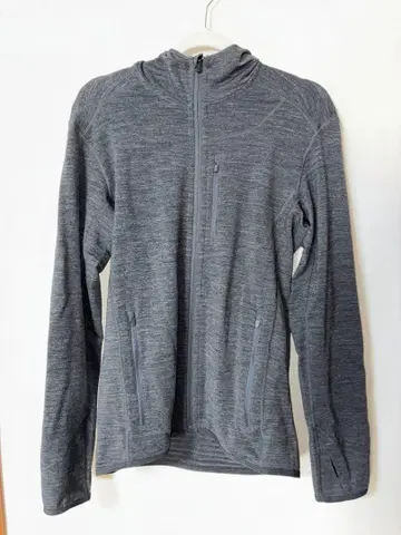 그레이 풀 집업 플리스 자켓