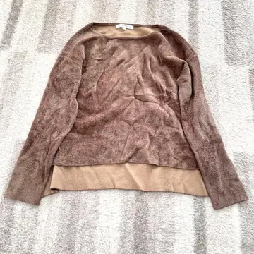 UNTITLED 언타이틀 브라운 레이어드 니트 사이즈 2