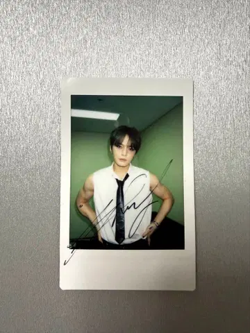 2025 김재중 REVERIE 오사카 친필 사인 폴라로이드