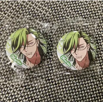 부치기리 캔뱃지 마리토 2개 세트