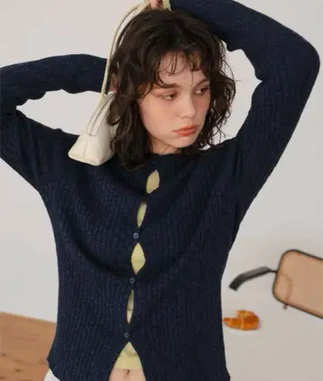 가디건 컴팩트 리브 니트 가디건 여성용 titivate