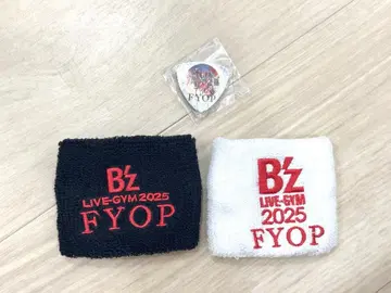 B'z FYOP 가챠가챠 리스트 밴드 블랙/화이트, 피크 배지 세트