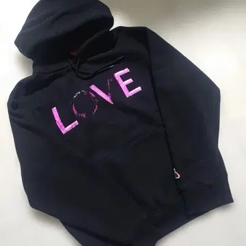 FR2 매실 LOVE 프린트 후드티 블랙 프리 사이즈