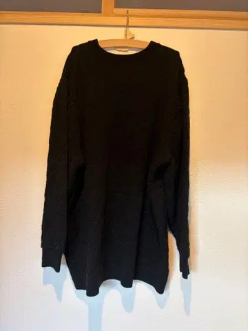 OHGA 2024AW 자카드 니트 블랙