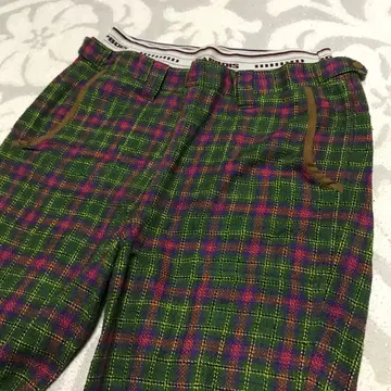 플라보아 여성용 체크 무늬 바지