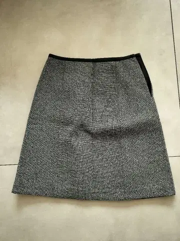 나노 유니버스 트위드 스커트 안감 부착