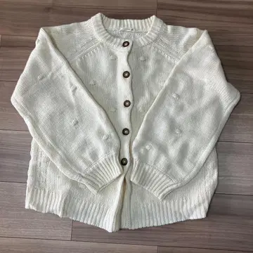 아이보리 긴팔 가디건