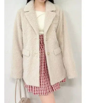 샤기 테일러 자켓