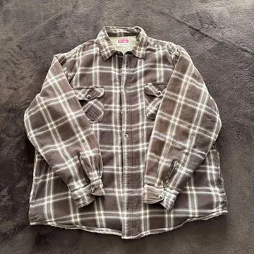 Wrangler 플란넬 셔츠 보아 안감