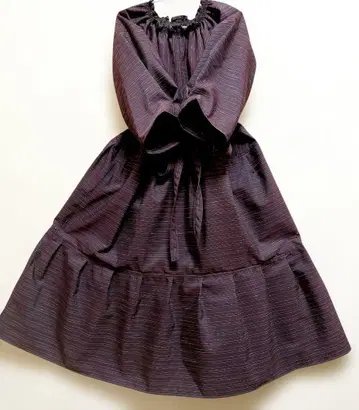 [기모노 리메이크] 모 97% 실크 어른 귀여운 원피스