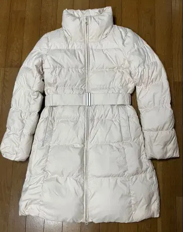 UNIQLO 여성용 다운 코트 S 사이즈 아이보리
