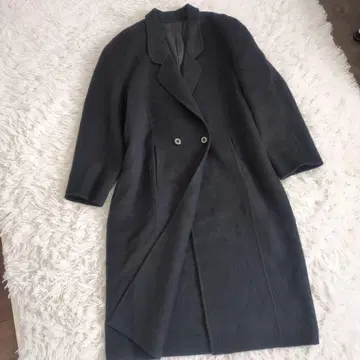 캐시미어 100% 체스터 코트 네이비