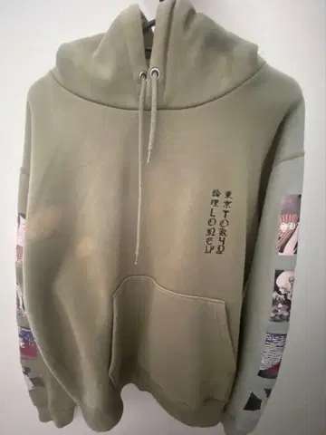 LONELY 논리 별주 JAPONISM SLEEVE HOODIE 후드티