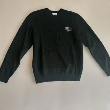 LACOSTE 다크 그린 니트 스웨터 US M