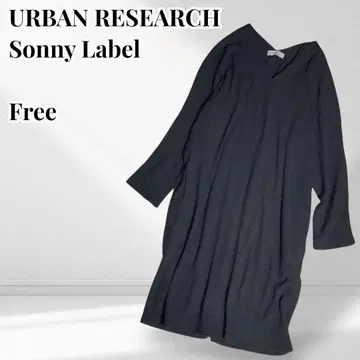 URBANRESEARCH SonnyLabel 리브 니트 원피스 긴팔
