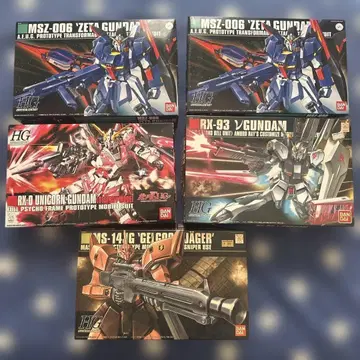 HG 건담 프라모델 세트 5종