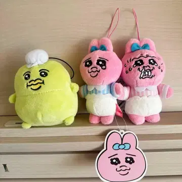 빤쮸토끼 밤솔로 알바 코스튬 마스코트 벗은 카파 봉제 인형