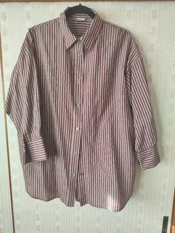 URBAN RESEARCH DOORS 스트라이프 긴팔 셔츠