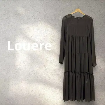 포근한 시어 미인 티어드 롱 원피스 (Louere/XL)