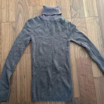 무인양품 브라운 터틀넥 스웨터 S