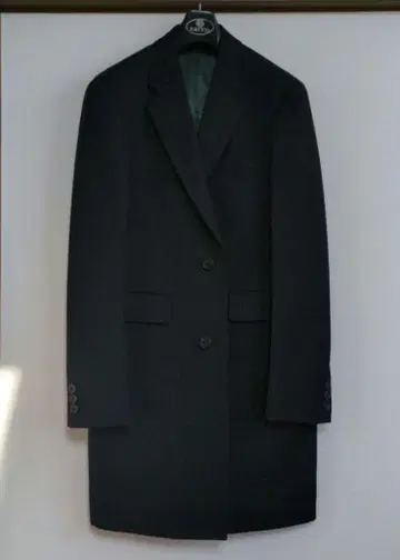 NEWYORKER 체스터 코트 울 코트 롱 남성용 M