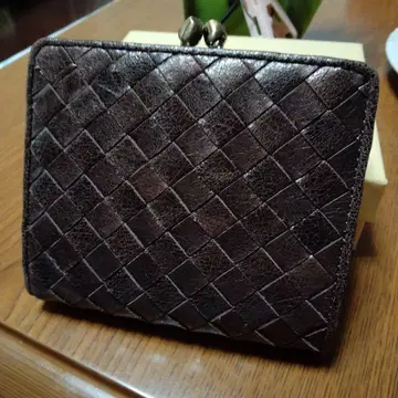 COMME CA DU MODE 이단 접이식 지갑 다크 브라운