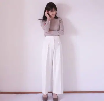 PLST 웜 리저브 와이드 팬츠